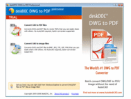 deskDOC DWG to PDF Professional 2009 screenshot